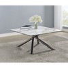 Coaster,Carvell Square Sintered Stone Top Coffee Table - 4 of 4