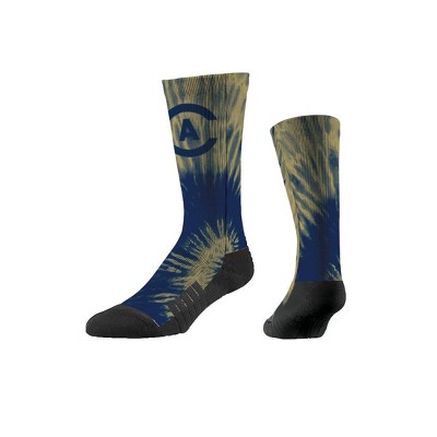 NCAA UC Davis Aggies Tie-Dye Adult Crew Socks - M/L