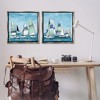 Stupell Industries Soothing Sailboats Drifting Marina Black Framed Floater Canvas Wall Art - 2 of 4