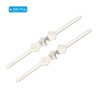 Unique Bargains Bowtie Copper Clip for Fastening Chandelier Crystal Lamp 200 Pcs - 3 of 4