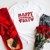 Simply Sage Market Women's Happy Valentine's Day Hearts Short Sleeve Graphic Tee - 3 of 3