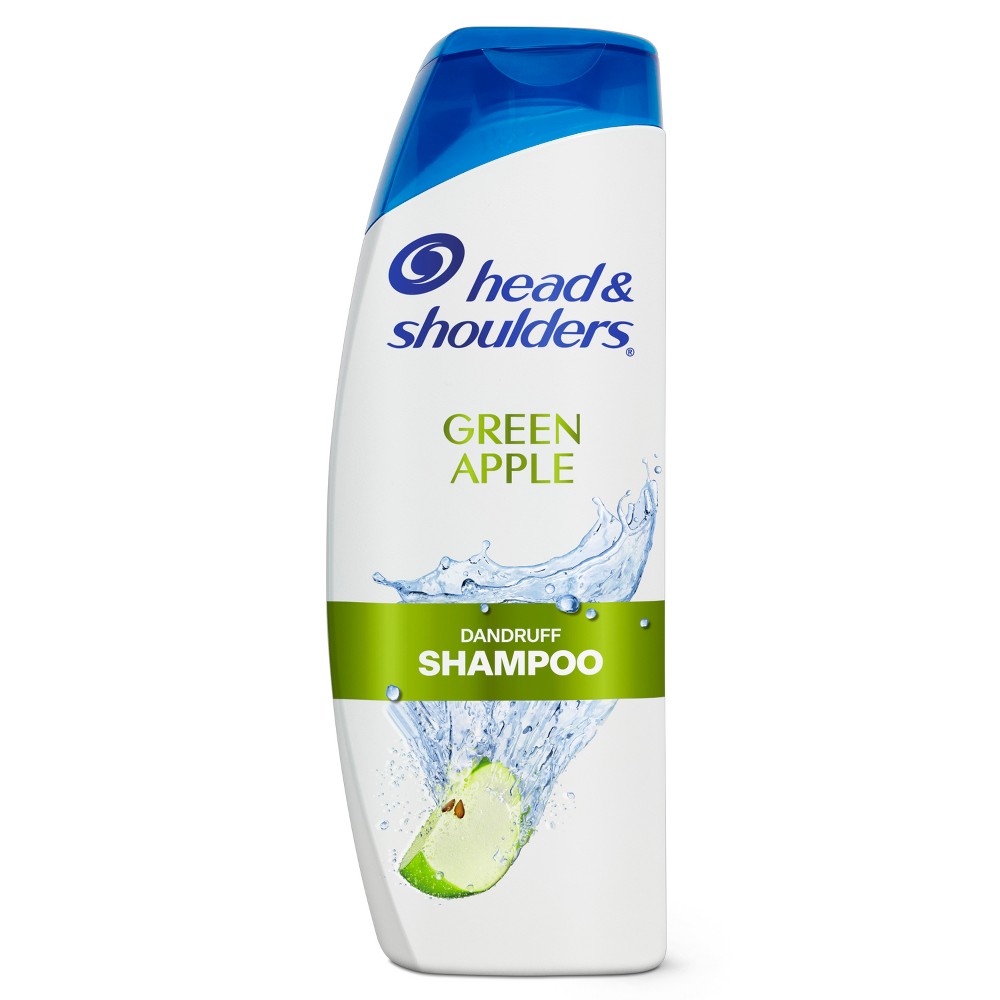 Photos - Hair Product Head & Shoulders Green Apple Daily-Use Anti-Dandruff Paraben Free Shampoo - 12.5 fl oz 