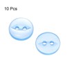 Unique Bargains Round Resin 2-Hole Fish Eye Craft Replacement Sewing Button 10 Pcs - 3 of 4