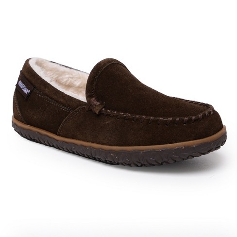 Minnetonka Women's Tempe Loafer Slippers 40118, Chocolate Brown - 7 ...