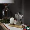 Northlight Heavenly Angel Metal Christmas Votive Candle Holder - 10" - Silver - image 2 of 4