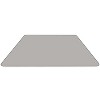 Emma and Oliver Mobile 22.5x45 Trapezoid Grey HP Laminate Adjustable Activity Table - image 3 of 4