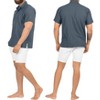 HAPPY BAY Men's Short Sleeve Button Down Casual Collar Camp Summer Shirts Business Shirts for Men Vacation Solid Shirts with Pocket - 4 of 4