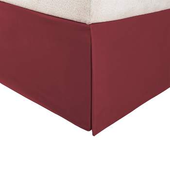 Wrinkle Resistant Microfiber Bed Skirt with 15 Inch Drop by Blue Nile Mills
