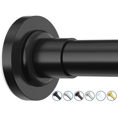 LunaLulinlk Shower Curtain Rod, Adjustable 32-75 inch Spring Tension Curtain Rods for Bathroom
