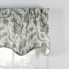 Ellis Curtain Artissimo D.Filler 3" Rod Pocket Self Cord Bottom Edge Valance for Windows 50" x 15" Mist - 3 of 4