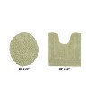 Lux Premium 100% Cotton Tufted Solid Reversible 2 Piece Bath Rug Set – Ultra-Soft, Water-Absorbent, Durable, Machine Washable Bathroom Rug - 2 of 4