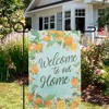Northlight Welcome to Our Home Oranges Outdoor Garden Flag 12.5" x 18" - 2 of 4