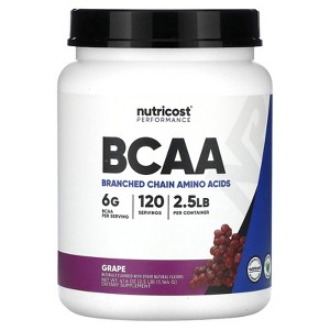 Nutricost Performance, BCAA, Grape, 2.5 lb (1,164 g) - 1 of 2