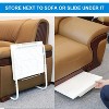 Foldable Tray Table Portable Sofa TV Tray 6 Heights 3 Angles Laptop Desk Adjustable Eating Dinner Coffee - 2 of 4