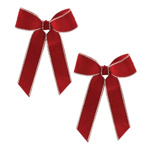 Jeweled Holiday Bow (Set of 2) - 1 of 3