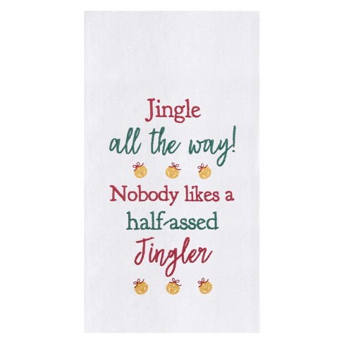 Jingle All the Way Tea Towel