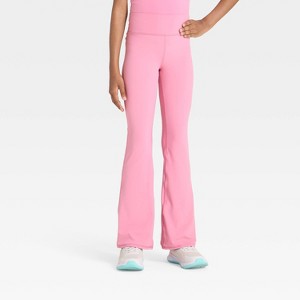 Girls' Everyday Soft Flare Leggings - All In Motion™ - 1 of 3