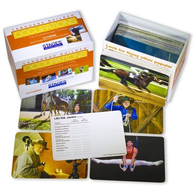 Stages Learning Materials Language Builder Occupation Card Set, Pack of 115