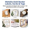 Avery Laser/Inkjet Invitation Cards 5" x 7" White/Gold 30 Cards & Envelopes/Pack (3325) - 4 of 4