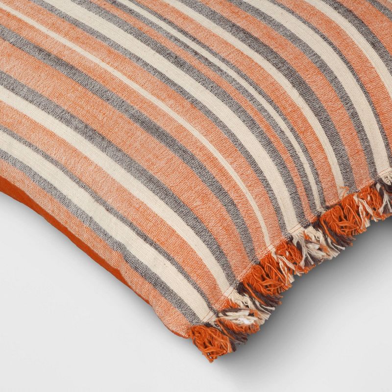 Oversize Striped Woven Gauze Lumbar Halloween Throw Pillow - Threshold&#8482;, 5 of 6