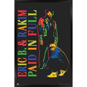 Trends International Eric B. & Rakim - Colorful Framed Wall Poster Prints - 1 of 4