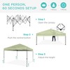 Best Choice Products 8x8ft Easy Setup Pop Up Canopy w/ 1-Button Setup, Wheeled Case, 4 Weight Bags - 2 of 4