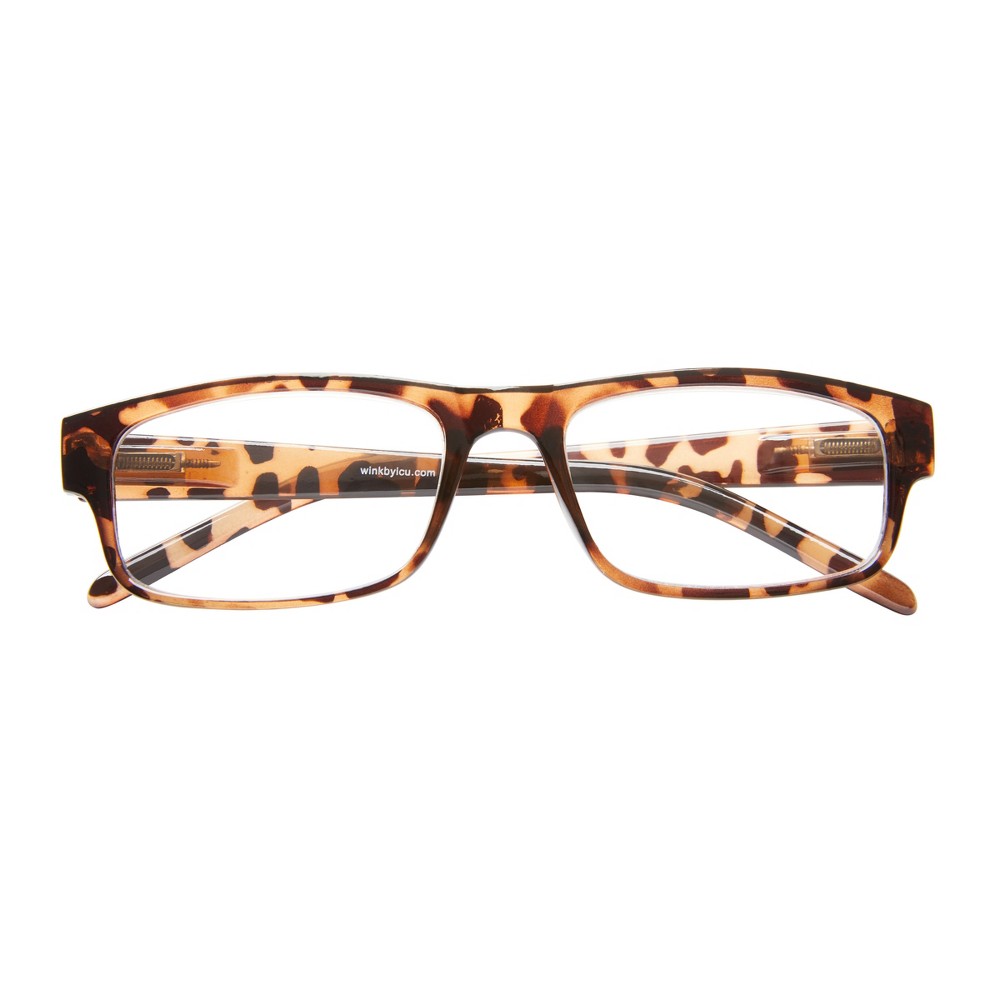 Photos - Glasses & Contact Lenses ICU Eyewear Wink Highland Tortoise Rectangle Reading Glasses +1.50