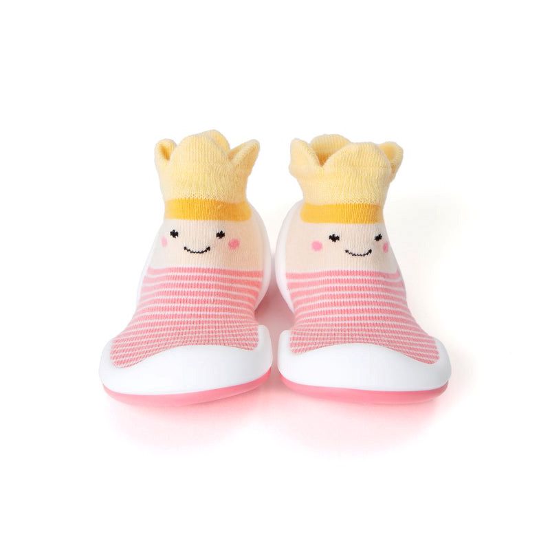 Komuello Baby Girl First Walk Sock Shoes Crown Princess, 2 of 11