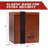 Monster Wooden Deck Box w Magnetic Lid & Security Band- Holds 150 Sleeved Cards- Yugioh Magic the Gathering MTG Sports Card, All Trading Card Games - 2 of 4