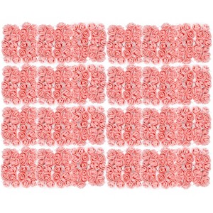 Unique Bargains Reusable Wedding Party Decoration Artificial Rose Flower Heads - 1 of 4