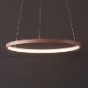 JONATHAN Y Brice Modern Contemporary Metal Round Dimmable Integrated LED Pendant - 2 of 4