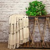 Parkland Collection,Transitional Herringbone Beige Rectangle 50" X 60" Throw - 4 of 4