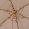 Ainfox 7.5ft Lighted Thatched Tiki Patio Beach Umbrella Patio Garden Beach Pool Backyard With umbrella base - 3 of 4