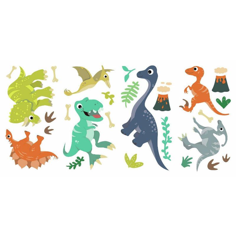 Friendly Dinosaur Peel and Stick Wall Decal - RoomMates, 3 of 6