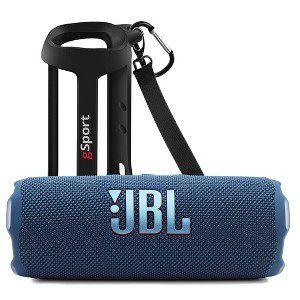JBL FLIP 7 Waterproof Portable Speaker Bundle with gSport Silicone Sleeve - 1 of 4