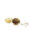 Pinky Up Gold Metal Ball Tea Infusers for Loose Tea - Stainless Steel Mesh Tea Diffuser, Gold Strainer Tea Steeper, Tea Accessories - Set of 1, Gold - 3 of 4