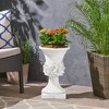 AZL1 Life Concept Planters Garden Urn Planter with Classic Design for Outdoor and Indoor Planting Use, White, 11.75"*11.75"*19.5" - 3 of 4