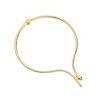 SOHI Women's Antique Gold The Serpent Torque Necklace - 2 of 4