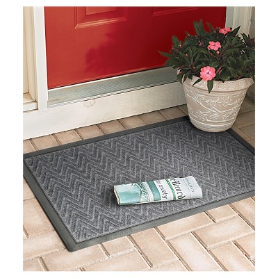 3'X5' Gateway Utility Doormat Charcoal - Mohawk, Gray