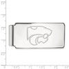 Black Bow Jewelry Sterling Silver Kansas State Wildcats NCAA Money Clip - image 2 of 3