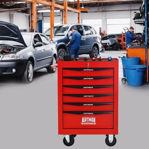 VASIP Rolling Metal Tool Chest with 4 Drawers, Steel Tool Chest Cabinet with Ball Bearing  Drawer Slides for Home,Garage - 1 of 4
