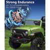 2 Seater Ride on Truck, 24V Battery Powered Electric Vehicle w/Remote Control, LED Lights, Story, Suspension System, MP3, Ride on Toy for 3+ Kids - 4 of 4