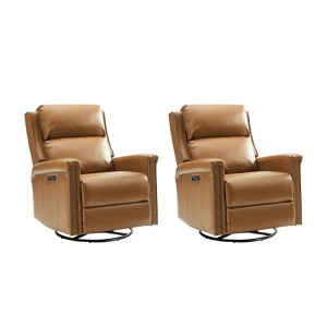 Salomon Swivel And Rocker Power Recliner Set of 2 | HULALA HOME - 1 of 4