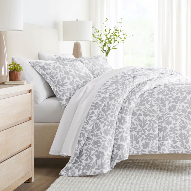 Floral Reversible Ultra Soft Comforter Sets, Down Alternative, Machine Washable - Becky Cameron, 4 of 19