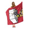 Aggretsuko Sick Of Working Silk Touch Throw Blanket - 4 of 4