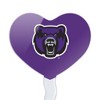 University of Central Arkansas Primary Logo Heart Love Cupcake Picks Toppers Decoration Set of 6 - 2 of 4