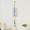 VIP Wood 16 in. White Love Hanging Tag with Tassel - 2 of 4