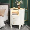 Hommoo 2-Drawer Nightstand with LED Light - image 2 of 4