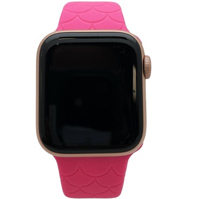 Olivia Pratt Mermaid Engraved Silicone Apple Watch Band
