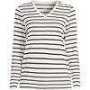 Lands' End Women's Relaxed Supima Cotton Long Sleeve V-Neck T-Shirt - 3 of 4